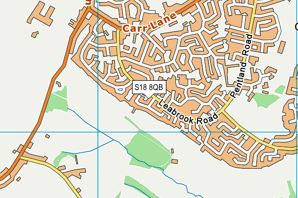 S18 8QB map - OS VectorMap District (Ordnance Survey) S18 8QB map - OS VectorMap District (Ordnance Survey)