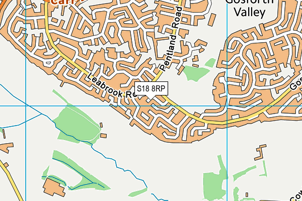 S18 8RP map - OS VectorMap District (Ordnance Survey) S18 8RP map - OS VectorMap District (Ordnance Survey)