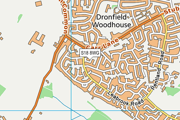 S18 8WG map - OS VectorMap District (Ordnance Survey) S18 8WG map - OS VectorMap District (Ordnance Survey)
