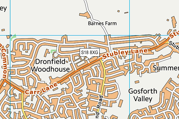 S18 8XG map - OS VectorMap District (Ordnance Survey) S18 8XG map - OS VectorMap District (Ordnance Survey)