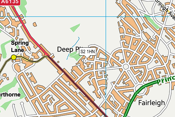 S2 1HN map - OS VectorMap District (Ordnance Survey) S2 1HN map - OS VectorMap District (Ordnance Survey)