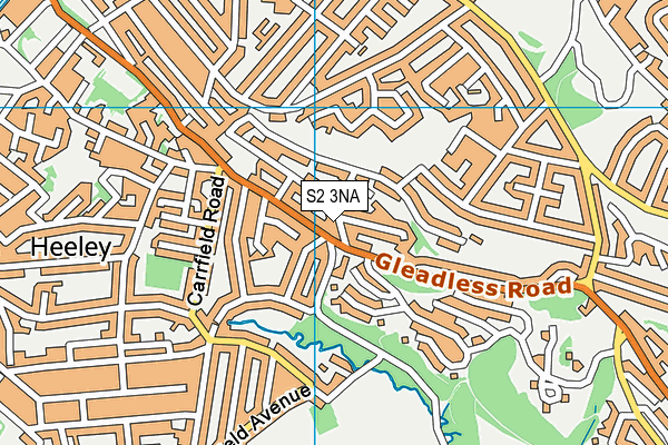 S2 3NA map - OS VectorMap District (Ordnance Survey) S2 3NA map - OS VectorMap District (Ordnance Survey)