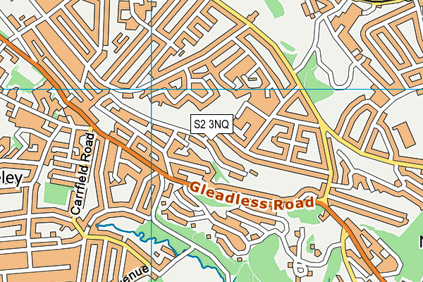 S2 3NQ map - OS VectorMap District (Ordnance Survey) S2 3NQ map - OS VectorMap District (Ordnance Survey)