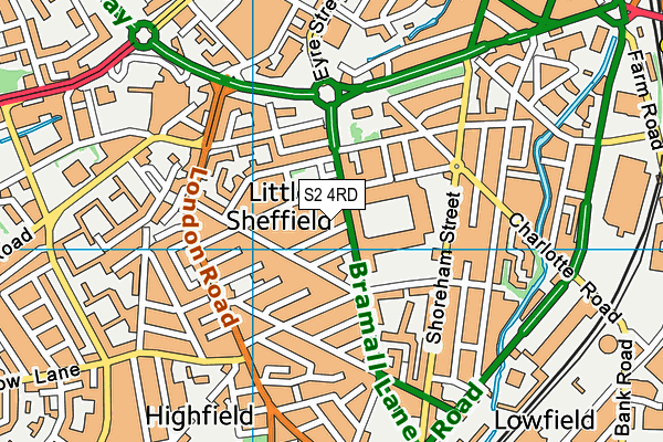 S2 4RD map - OS VectorMap District (Ordnance Survey) S2 4RD map - OS VectorMap District (Ordnance Survey)
