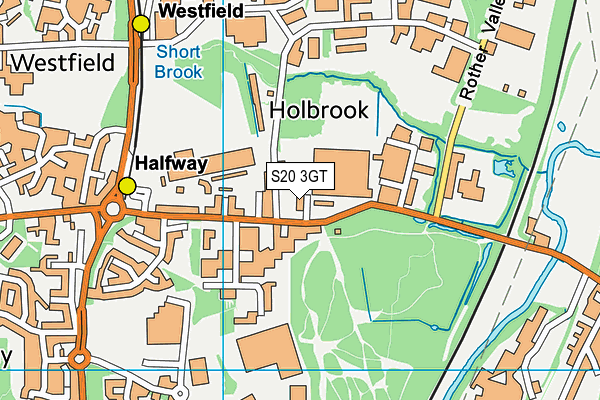 S20 3GT map - OS VectorMap District (Ordnance Survey) S20 3GT map - OS VectorMap District (Ordnance Survey)