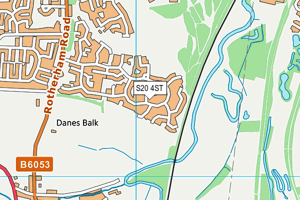 S20 4ST map - OS VectorMap District (Ordnance Survey) S20 4ST map - OS VectorMap District (Ordnance Survey)