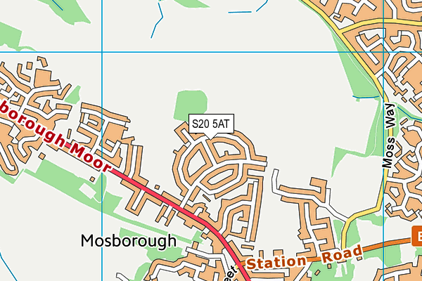 S20 5AT map - OS VectorMap District (Ordnance Survey) S20 5AT map - OS VectorMap District (Ordnance Survey)