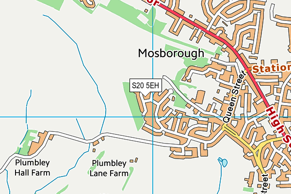 S20 5EH map - OS VectorMap District (Ordnance Survey) S20 5EH map - OS VectorMap District (Ordnance Survey)