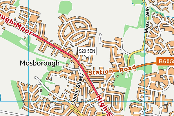 S20 5EN map - OS VectorMap District (Ordnance Survey) S20 5EN map - OS VectorMap District (Ordnance Survey)
