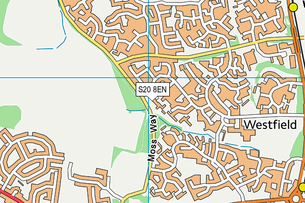S20 8EN map - OS VectorMap District (Ordnance Survey) S20 8EN map - OS VectorMap District (Ordnance Survey)