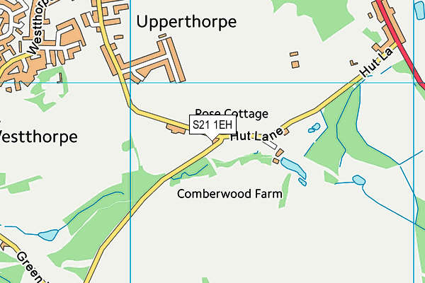 S21 1EH map - OS VectorMap District (Ordnance Survey) S21 1EH map - OS VectorMap District (Ordnance Survey)