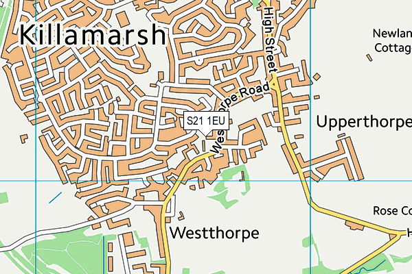 S21 1EU map - OS VectorMap District (Ordnance Survey) S21 1EU map - OS VectorMap District (Ordnance Survey)