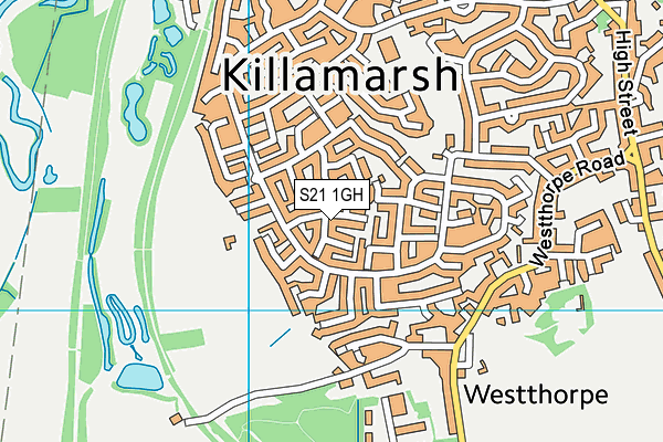 S21 1GH map - OS VectorMap District (Ordnance Survey) S21 1GH map - OS VectorMap District (Ordnance Survey)