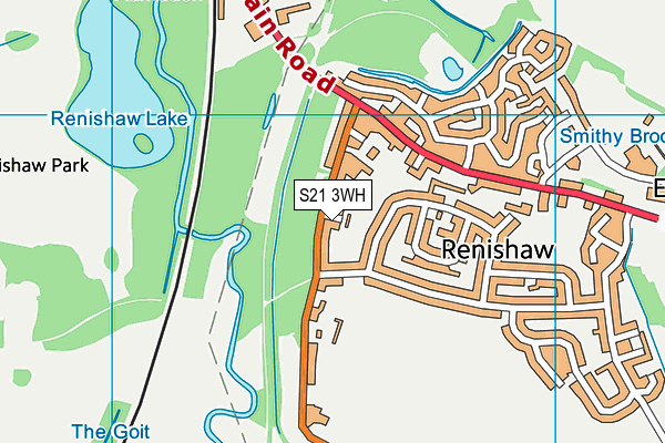 S21 3WH map - OS VectorMap District (Ordnance Survey) S21 3WH map - OS VectorMap District (Ordnance Survey)