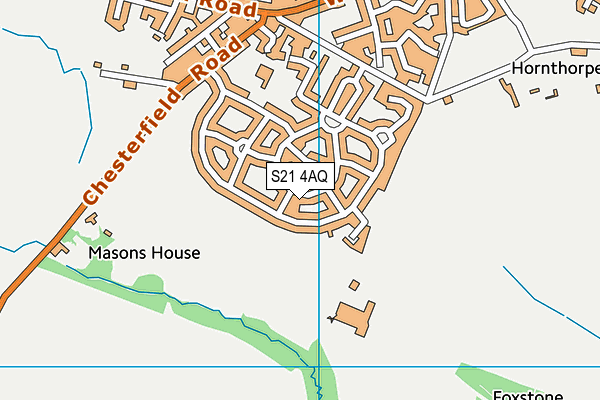 S21 4AQ map - OS VectorMap District (Ordnance Survey) S21 4AQ map - OS VectorMap District (Ordnance Survey)