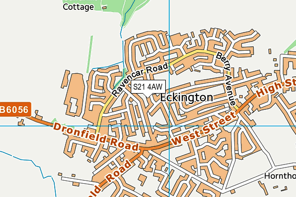 S21 4AW map - OS VectorMap District (Ordnance Survey) S21 4AW map - OS VectorMap District (Ordnance Survey)