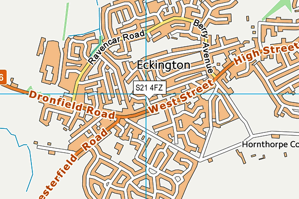 S21 4FZ map - OS VectorMap District (Ordnance Survey) S21 4FZ map - OS VectorMap District (Ordnance Survey)
