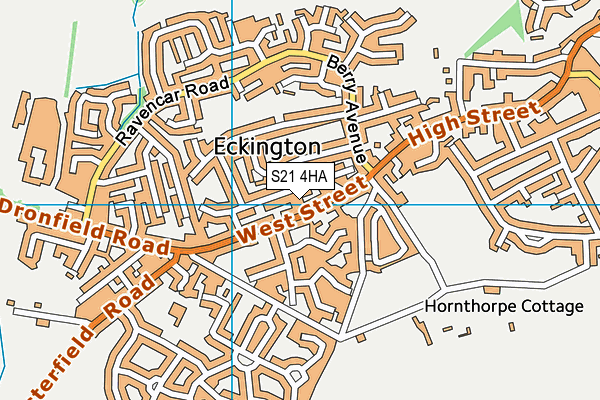 S21 4HA map - OS VectorMap District (Ordnance Survey) S21 4HA map - OS VectorMap District (Ordnance Survey)