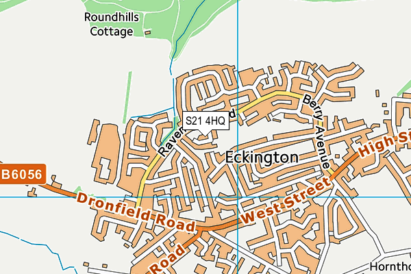S21 4HQ map - OS VectorMap District (Ordnance Survey) S21 4HQ map - OS VectorMap District (Ordnance Survey)