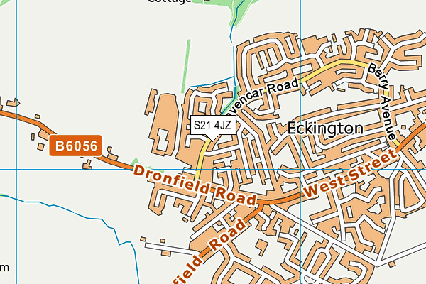S21 4JZ map - OS VectorMap District (Ordnance Survey) S21 4JZ map - OS VectorMap District (Ordnance Survey)