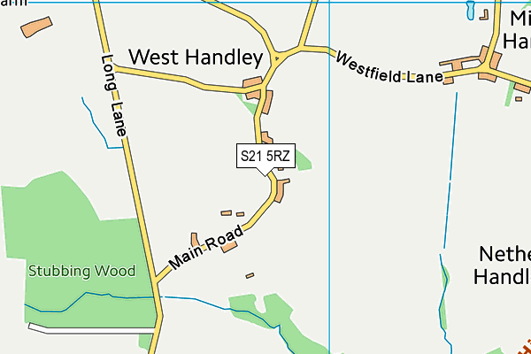 S21 5RZ map - OS VectorMap District (Ordnance Survey) S21 5RZ map - OS VectorMap District (Ordnance Survey)