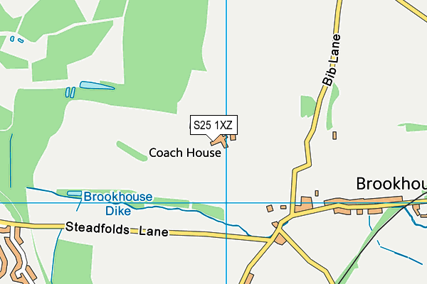 S25 1XZ map - OS VectorMap District (Ordnance Survey) S25 1XZ map - OS VectorMap District (Ordnance Survey)