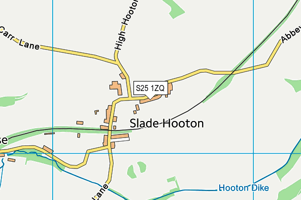 S25 1ZQ map - OS VectorMap District (Ordnance Survey) S25 1ZQ map - OS VectorMap District (Ordnance Survey)