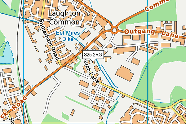 S25 2RG map - OS VectorMap District (Ordnance Survey) S25 2RG map - OS VectorMap District (Ordnance Survey)