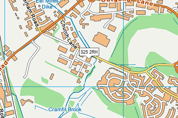 S25 2RH map - OS VectorMap District (Ordnance Survey) S25 2RH map - OS VectorMap District (Ordnance Survey)