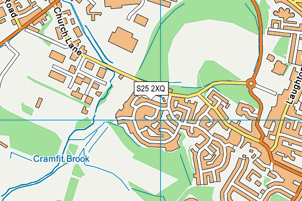S25 2XQ map - OS VectorMap District (Ordnance Survey) S25 2XQ map - OS VectorMap District (Ordnance Survey)