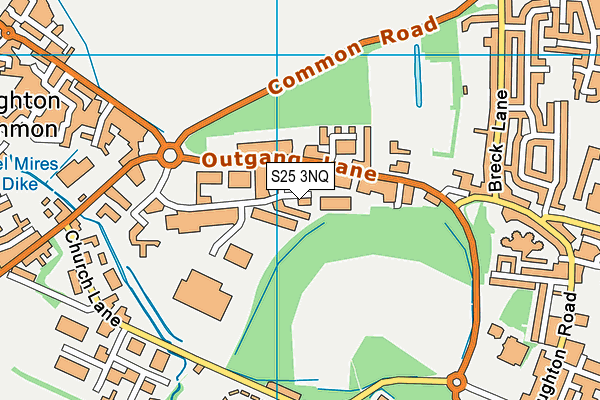 S25 3NQ map - OS VectorMap District (Ordnance Survey) S25 3NQ map - OS VectorMap District (Ordnance Survey)