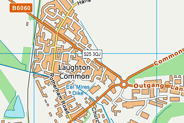 S25 3QJ map - OS VectorMap District (Ordnance Survey) S25 3QJ map - OS VectorMap District (Ordnance Survey)
