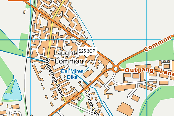 S25 3QP map - OS VectorMap District (Ordnance Survey) S25 3QP map - OS VectorMap District (Ordnance Survey)