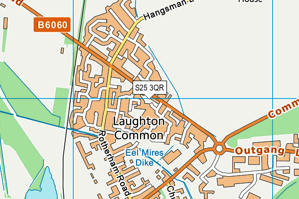 S25 3QR map - OS VectorMap District (Ordnance Survey) S25 3QR map - OS VectorMap District (Ordnance Survey)