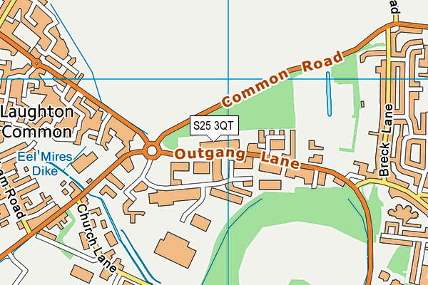 S25 3QT map - OS VectorMap District (Ordnance Survey) S25 3QT map - OS VectorMap District (Ordnance Survey)