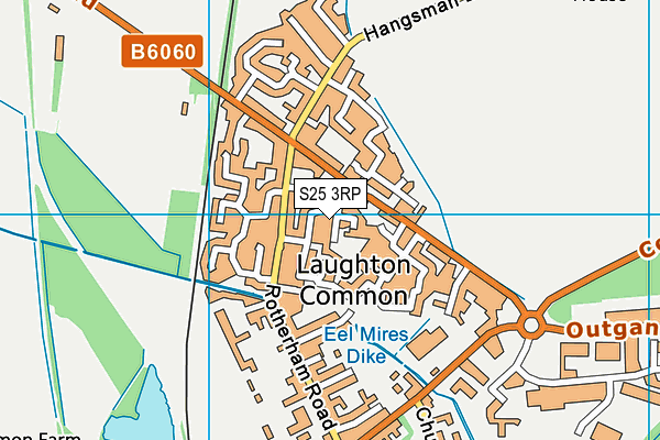 S25 3RP map - OS VectorMap District (Ordnance Survey) S25 3RP map - OS VectorMap District (Ordnance Survey)