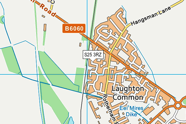 S25 3RZ map - OS VectorMap District (Ordnance Survey) S25 3RZ map - OS VectorMap District (Ordnance Survey)