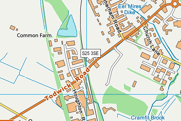 S25 3SE map - OS VectorMap District (Ordnance Survey) S25 3SE map - OS VectorMap District (Ordnance Survey)