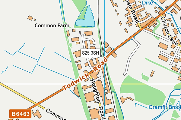 S25 3SH map - OS VectorMap District (Ordnance Survey) S25 3SH map - OS VectorMap District (Ordnance Survey)