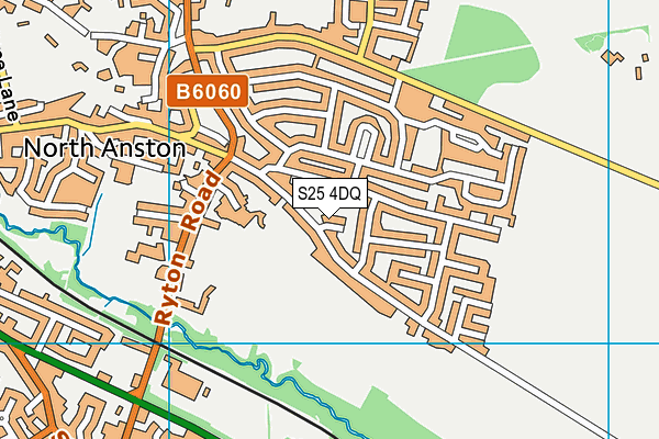 S25 4DQ map - OS VectorMap District (Ordnance Survey) S25 4DQ map - OS VectorMap District (Ordnance Survey)