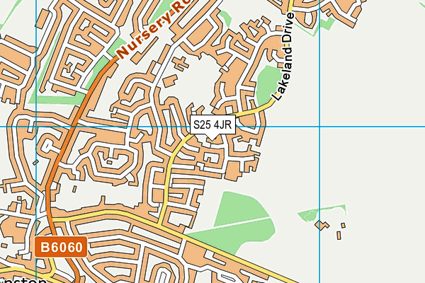 S25 4JR map - OS VectorMap District (Ordnance Survey) S25 4JR map - OS VectorMap District (Ordnance Survey)