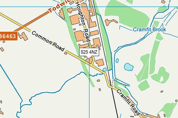 S25 4NZ map - OS VectorMap District (Ordnance Survey) S25 4NZ map - OS VectorMap District (Ordnance Survey)