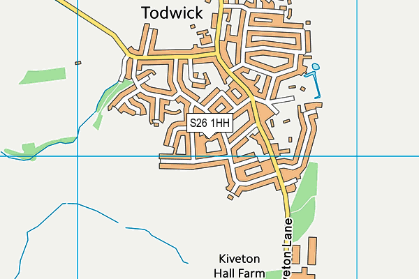 S26 1HH map - OS VectorMap District (Ordnance Survey) S26 1HH map - OS VectorMap District (Ordnance Survey)