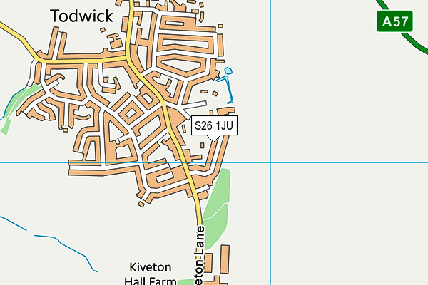 S26 1JU map - OS VectorMap District (Ordnance Survey) S26 1JU map - OS VectorMap District (Ordnance Survey)
