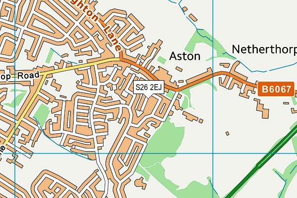 S26 2EJ map - OS VectorMap District (Ordnance Survey) S26 2EJ map - OS VectorMap District (Ordnance Survey)