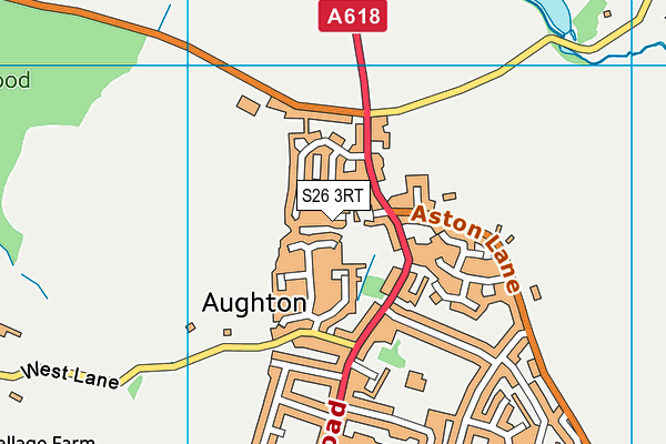 S26 3RT map - OS VectorMap District (Ordnance Survey) S26 3RT map - OS VectorMap District (Ordnance Survey)
