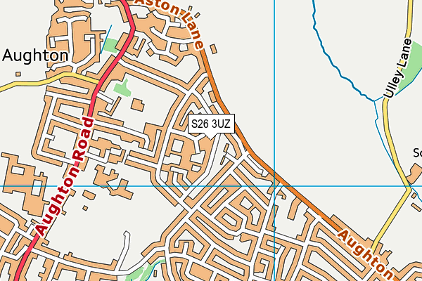 S26 3UZ map - OS VectorMap District (Ordnance Survey) S26 3UZ map - OS VectorMap District (Ordnance Survey)