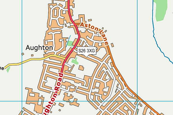 S26 3XG map - OS VectorMap District (Ordnance Survey) S26 3XG map - OS VectorMap District (Ordnance Survey)