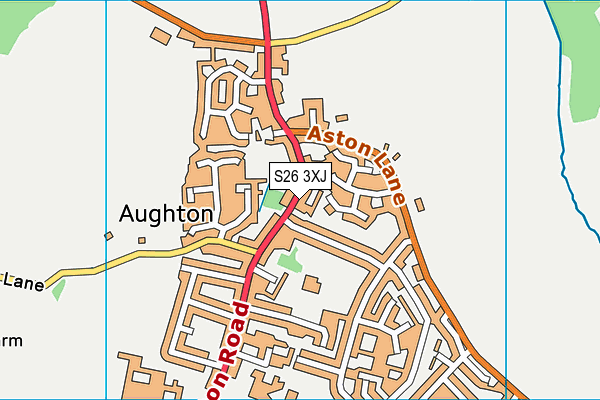 S26 3XJ map - OS VectorMap District (Ordnance Survey) S26 3XJ map - OS VectorMap District (Ordnance Survey)