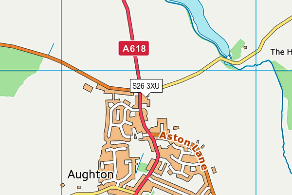 S26 3XU map - OS VectorMap District (Ordnance Survey) S26 3XU map - OS VectorMap District (Ordnance Survey)